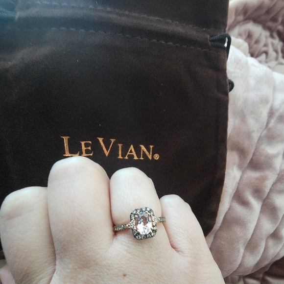 Levian Jewelry - Levian Morganite And Diamond Ring